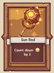 Sun Rod item in Wildfrost