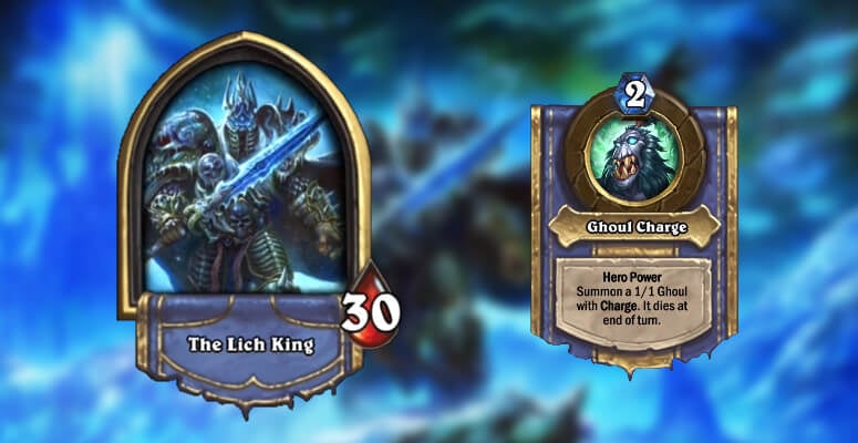 The Death Knight class and hero power in Hearthstone