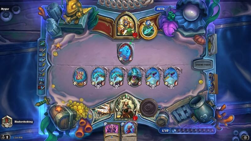 Gameplay of the Hunter class in Hearthstone